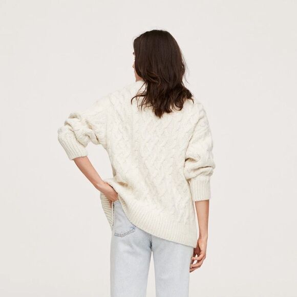 Mango Cardigan New Flower Knit - Picture 4 of 8